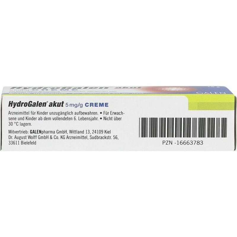 HYDROGALEN akut 5 mg/g Creme