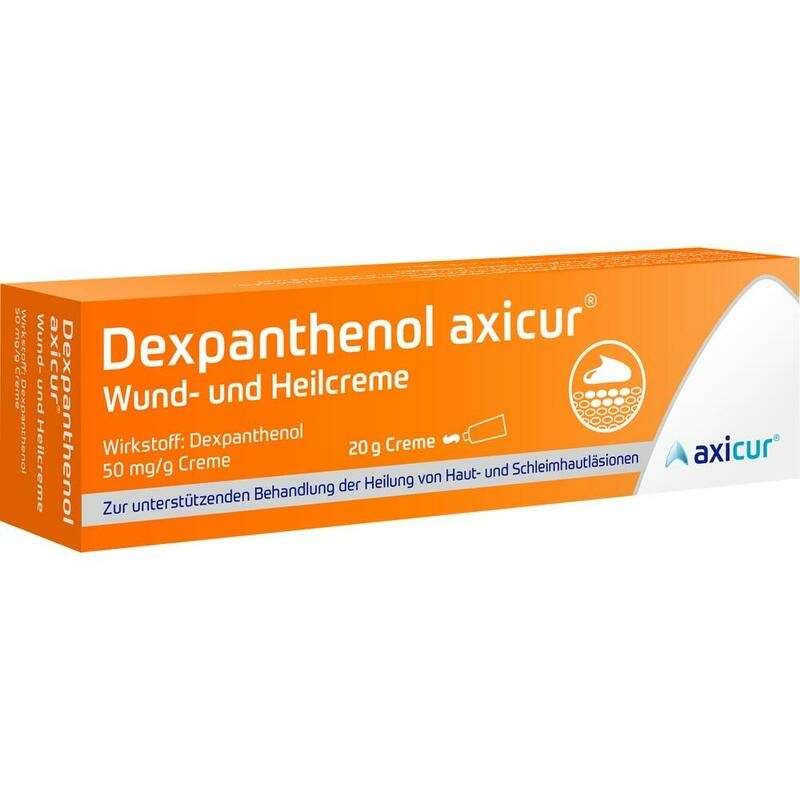 DEXPANTHENOL axicur Wund- und Heilcreme 50 mg/g