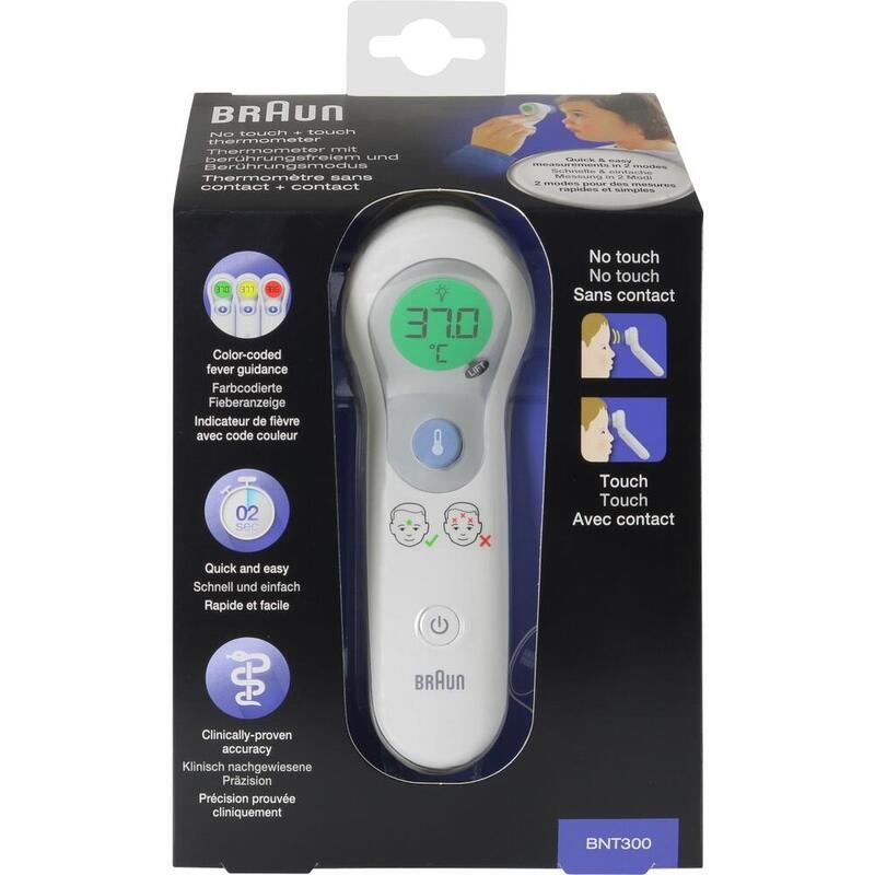 BRAUN NO touch+touch Stirnthermometer