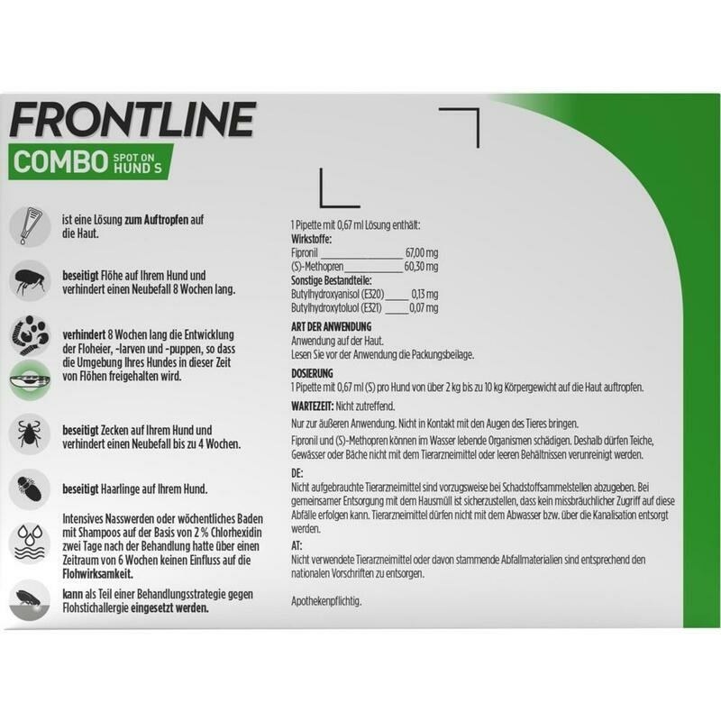 FRONTLINE Combo Spot on Hund S Lsg.z.Auft.a.Haut