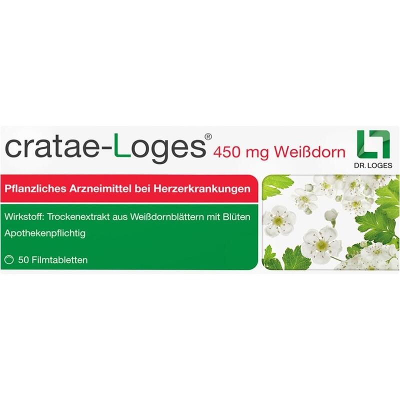 CRATAE-LOGES 450 mg Weißdorn Filmtabletten