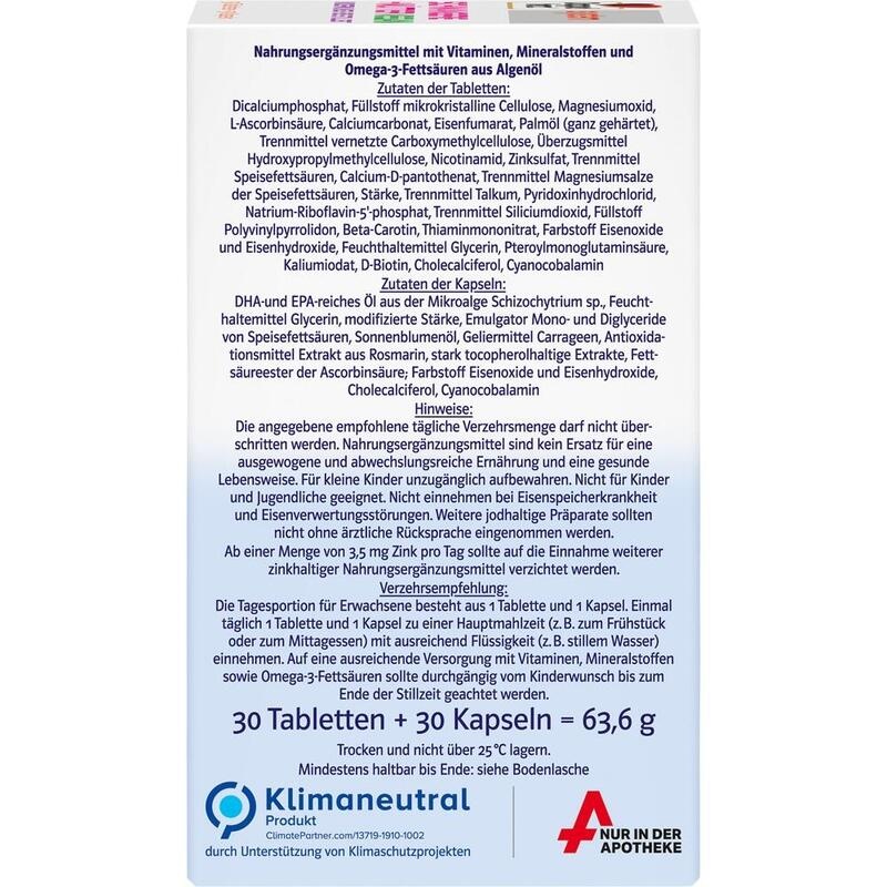 DOPPELHERZ Schwangere+Mütter vegan syst.Kombipack.