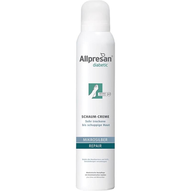 ALLPRESAN diabetic Mikrosilber+Repair Schaum-Creme