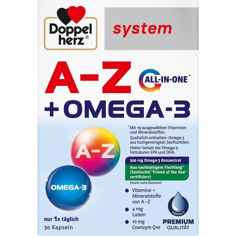 DOPPELHERZ A-Z+Omega-3 all-in-one system Kapseln