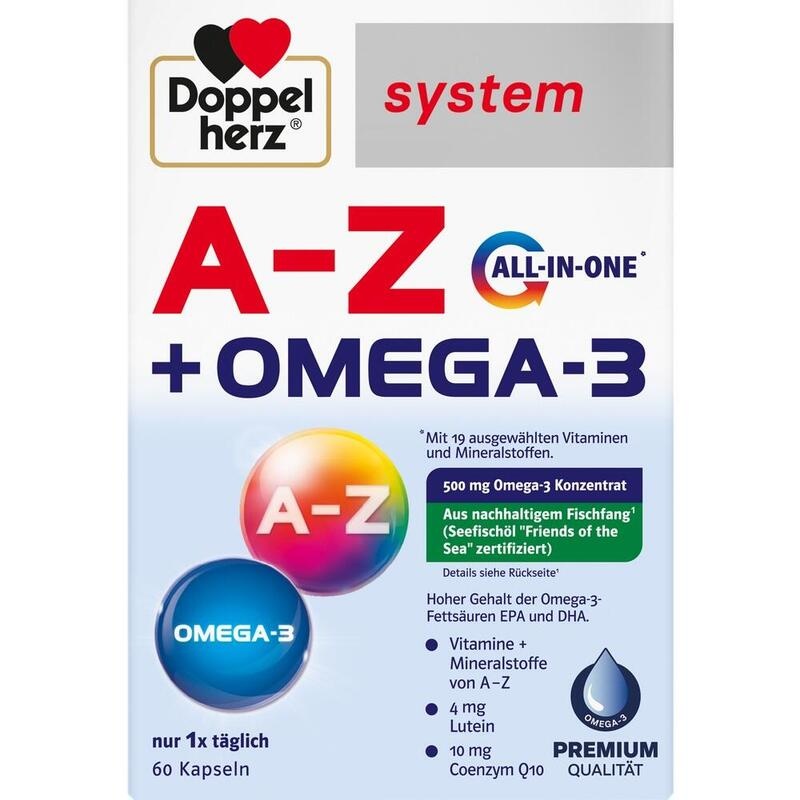 DOPPELHERZ A-Z+Omega-3 all-in-one system Kapseln