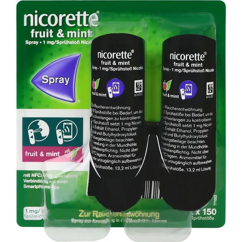 NICORETTE Fruit & Mint Spray 1 mg/Sprühstoß NFC