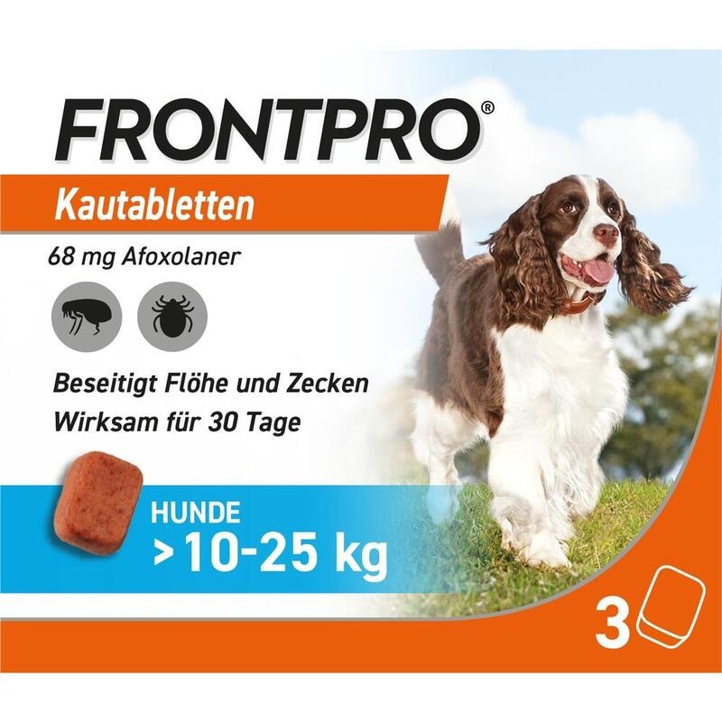 FRONTPRO 68 mg Kautabletten f.Hunde >10-25 kg