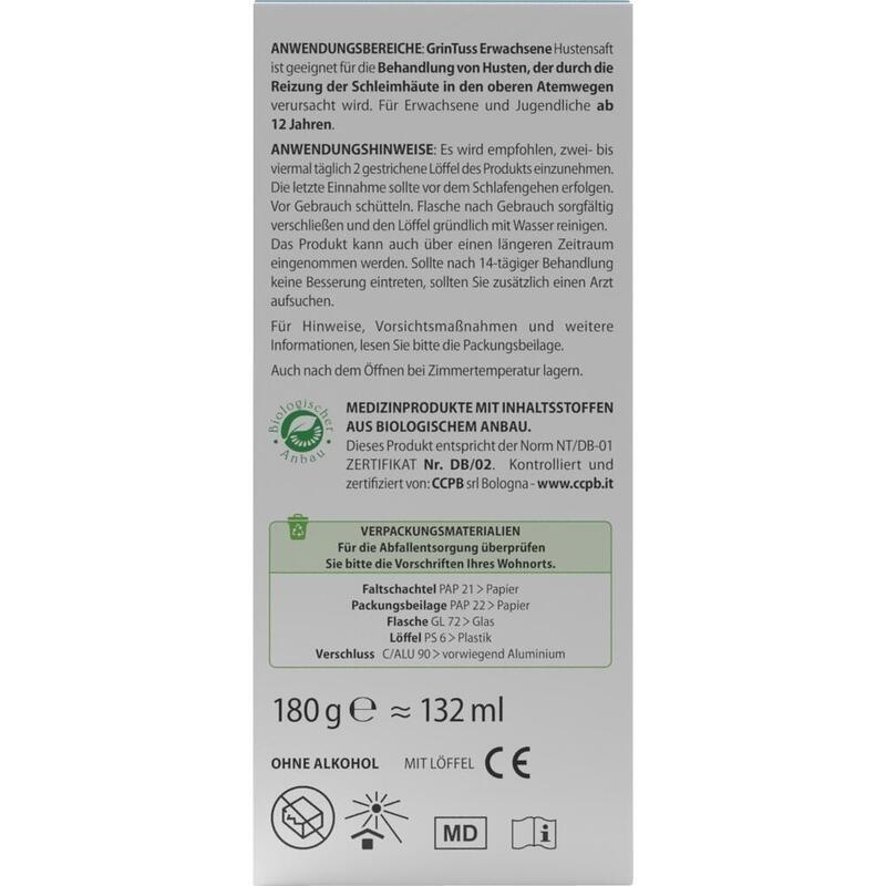 GRINTUSS Erwachsene Sirup