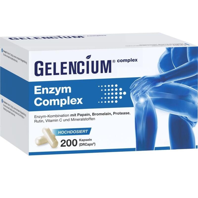 GELENCIUM Enzym Complex hochdos.m.Bromelain Kaps.