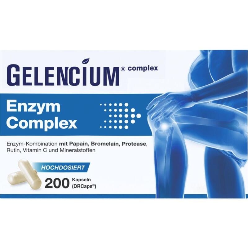 GELENCIUM Enzym Complex hochdos.m.Bromelain Kaps.